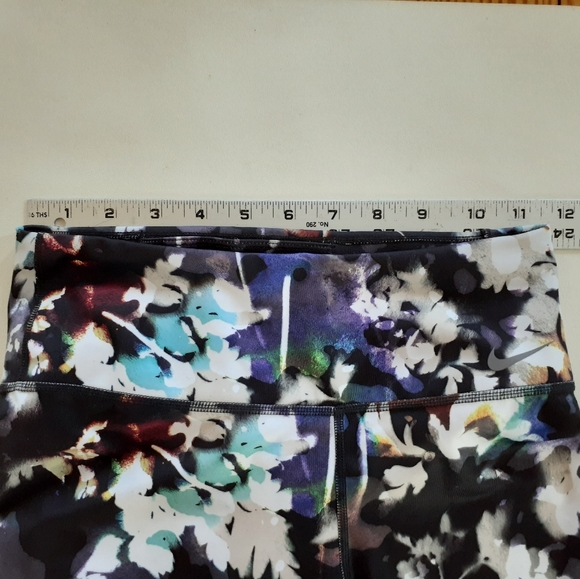 Nike Dri-FIT women's multicolored spandex leggings yoga pants size S - Picture 2 of 6
